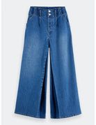 Wave Cropped Jeans flat lay front view by Scotch & Soda