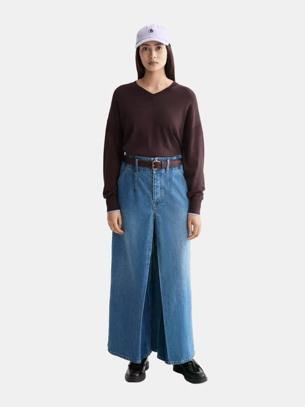 The Wave Custom Cropped Wide Leg Jeans — Art From The Heart - Scotch & Soda