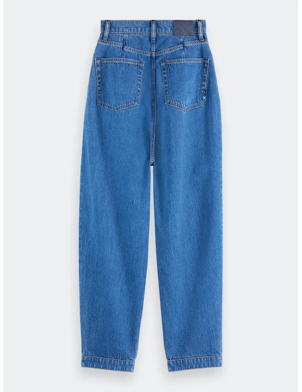 Flux Loose Jeans flat lay back view by Scotch & Soda