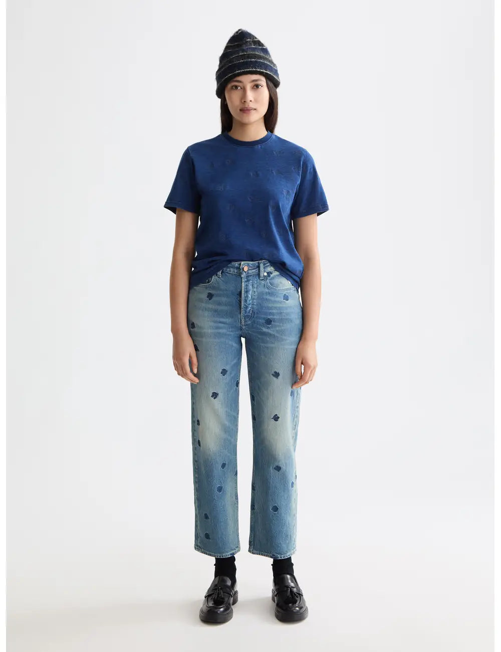 Sky Straight Jeans full model shot showing overall fit by Scotch & Soda