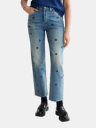 Sky Straight Jeans Falling Leaves Image 3 - Scotch & Soda