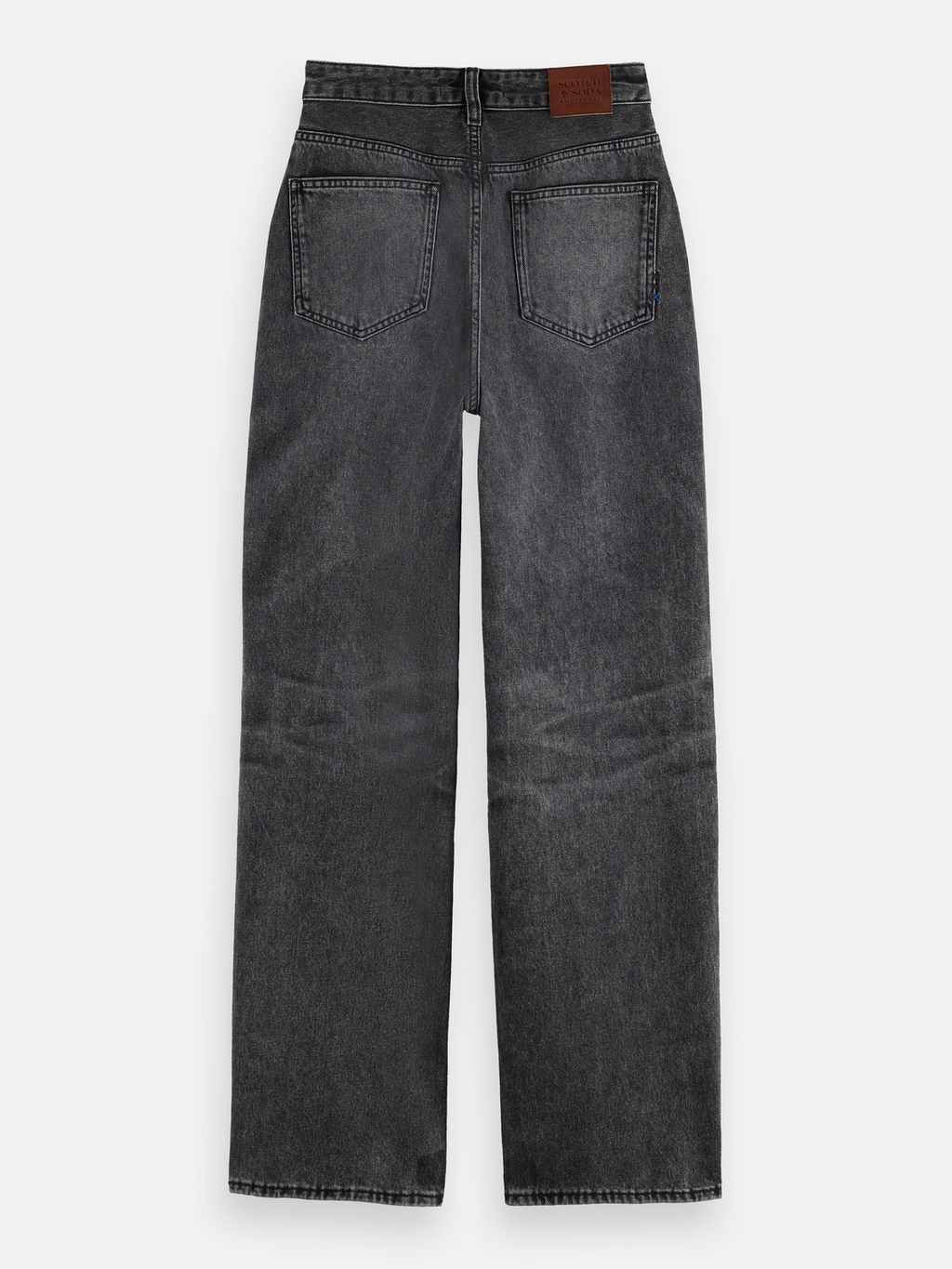 Ripple straight jeans — Absolute Black