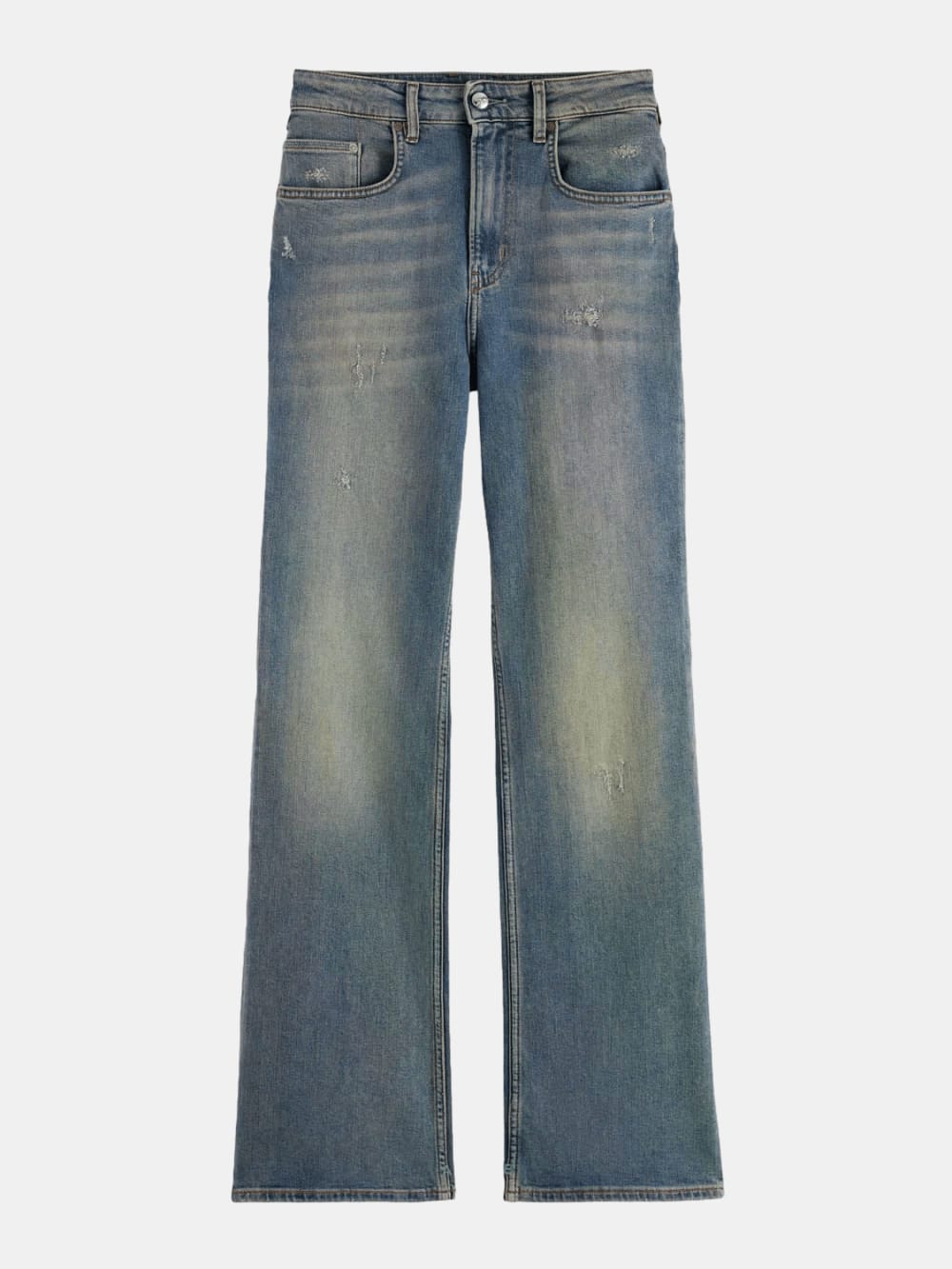 the-glow-bootcut-jeans-dirty-bertie front view by Scotch & Soda