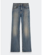 Glow Bootcut Jeans flat lay front view by Scotch & Soda