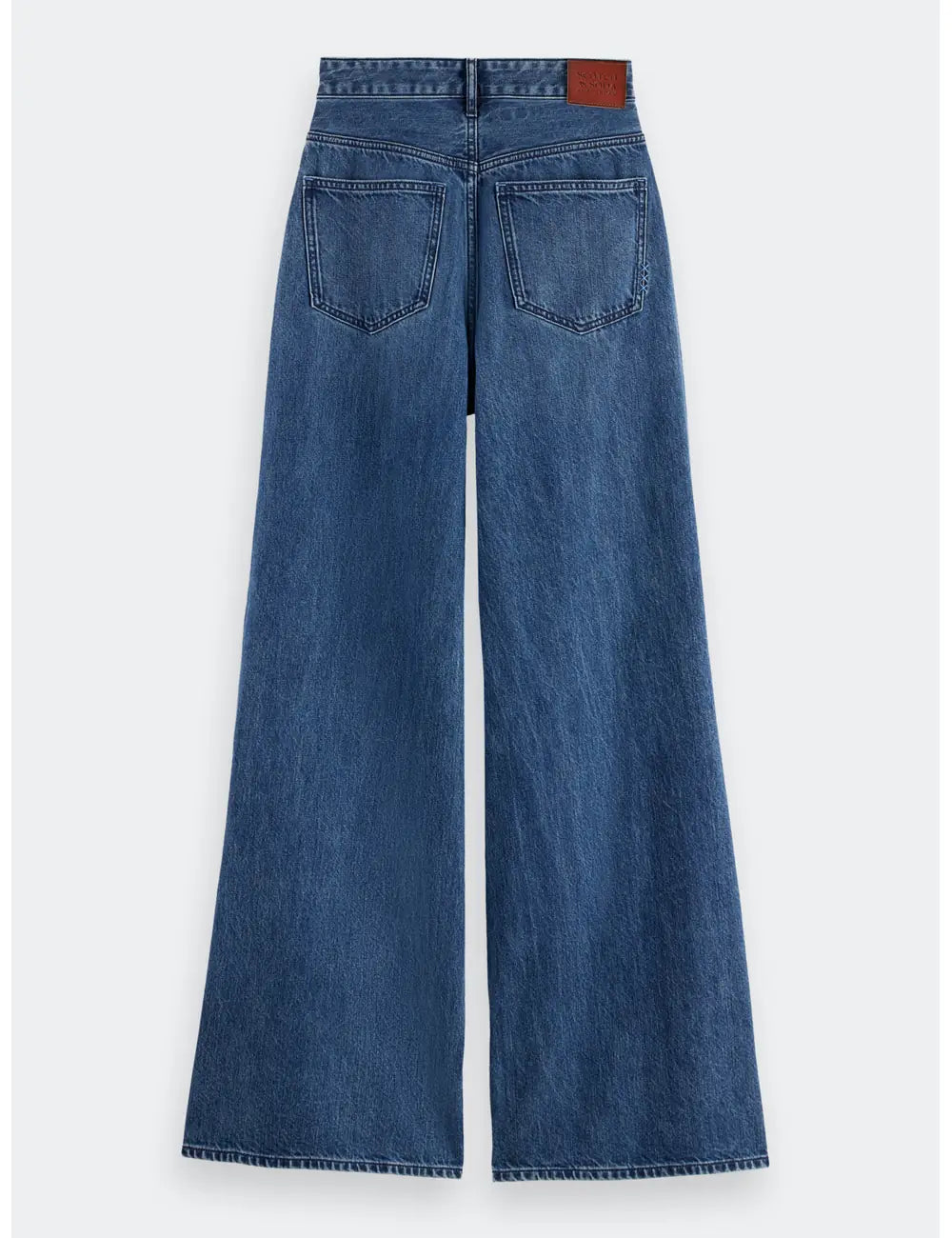 Wide Leg Jeans flat lay back view by Scotch & Soda