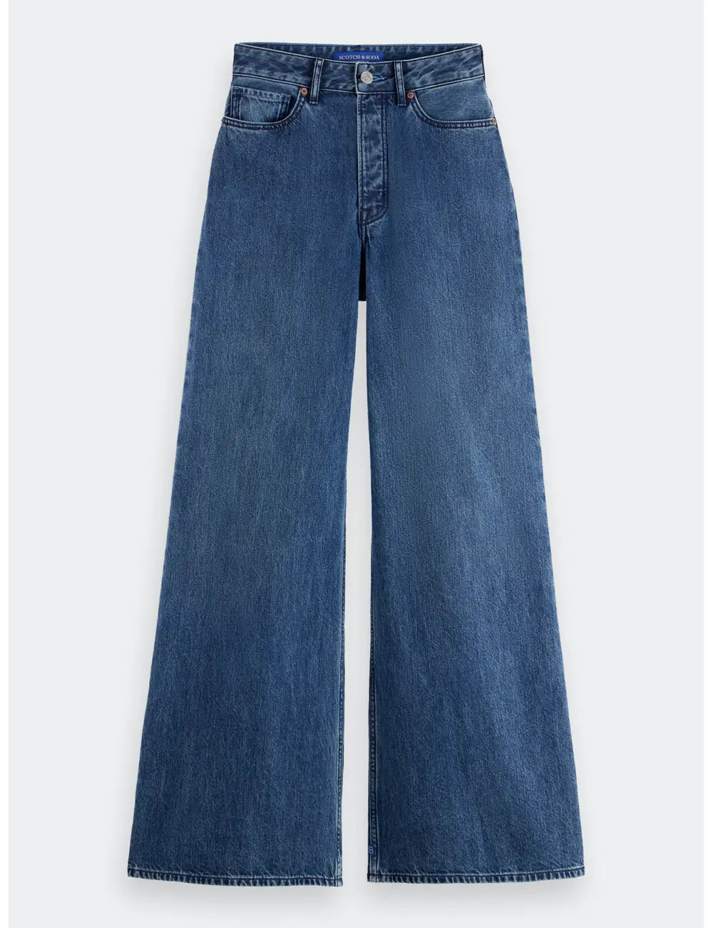 Wide Leg Jeans flat lay front view by Scotch & Soda