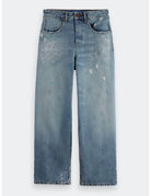 Deep Loose Jeans flat lay front view by Scotch & Soda