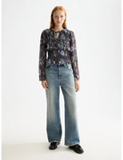 Deep Loose Jeans full model shot showing overall fit by Scotch & Soda