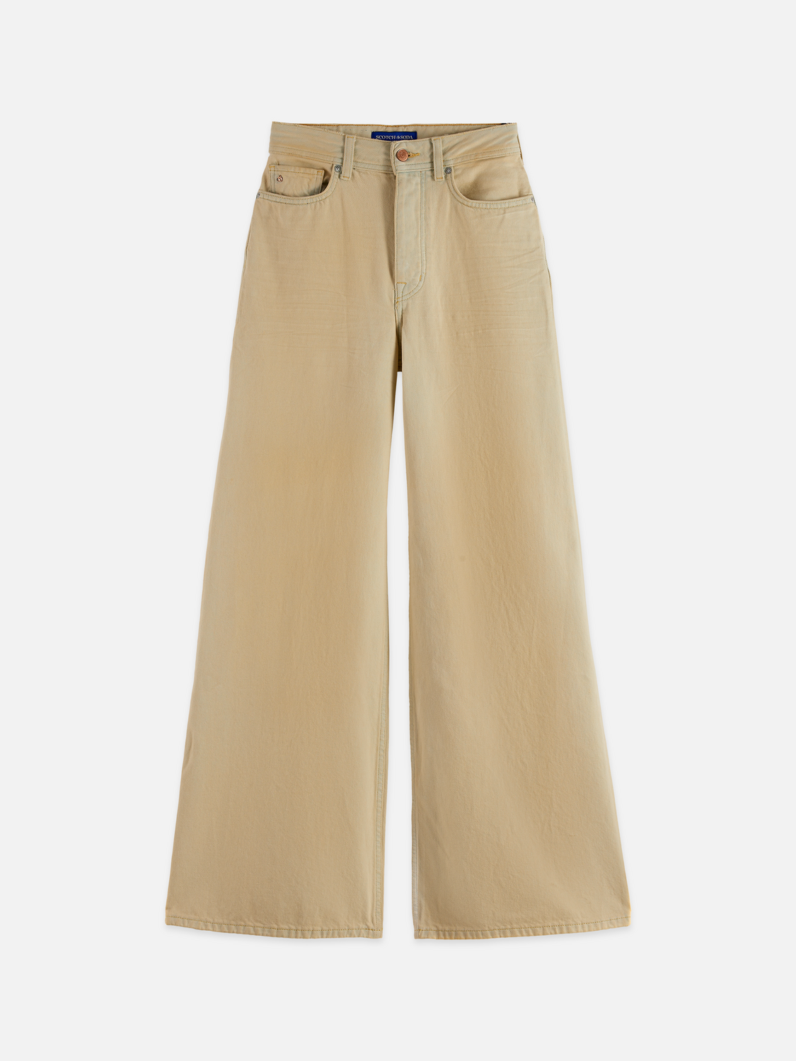 The wave high rise wide denim