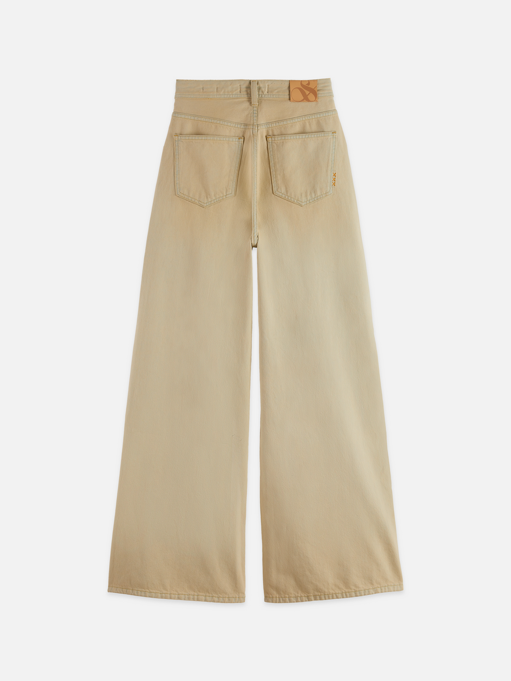 The wave high rise wide denim