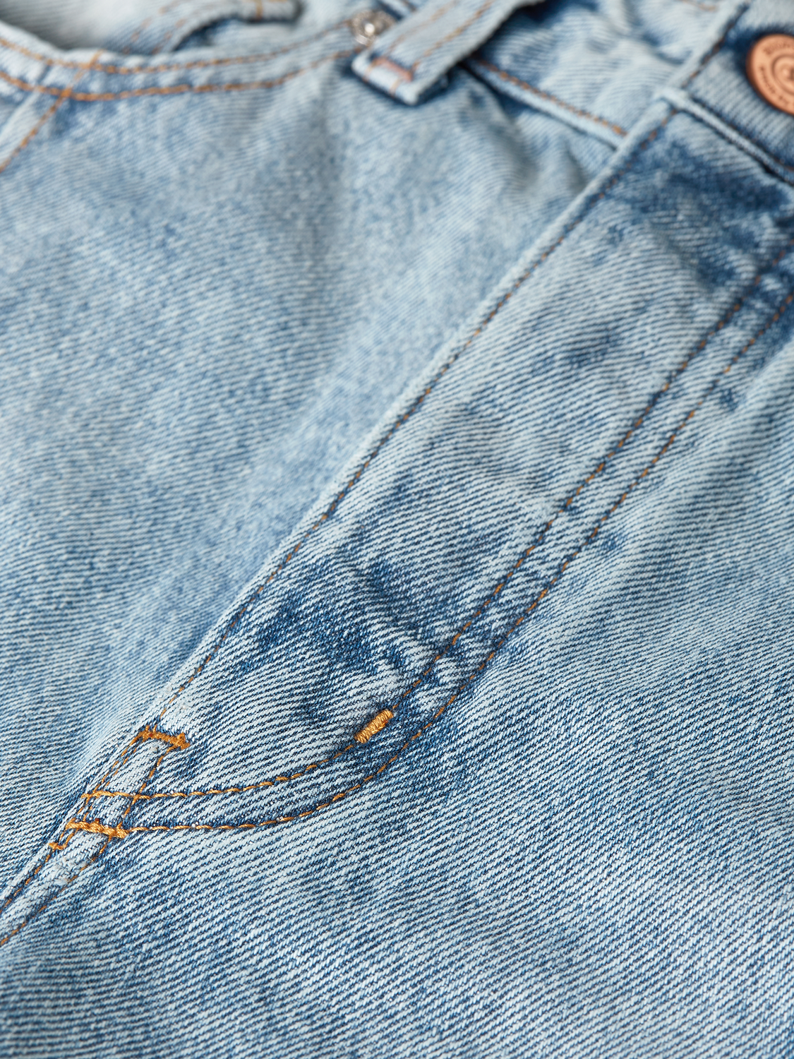 The Wave wide leg denim