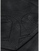 High Rise Faux Leather Short detail shot of fabric and craftsmanship by Scotch & Soda