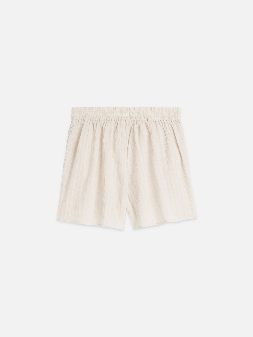 Embroidered cotton crepe shorts