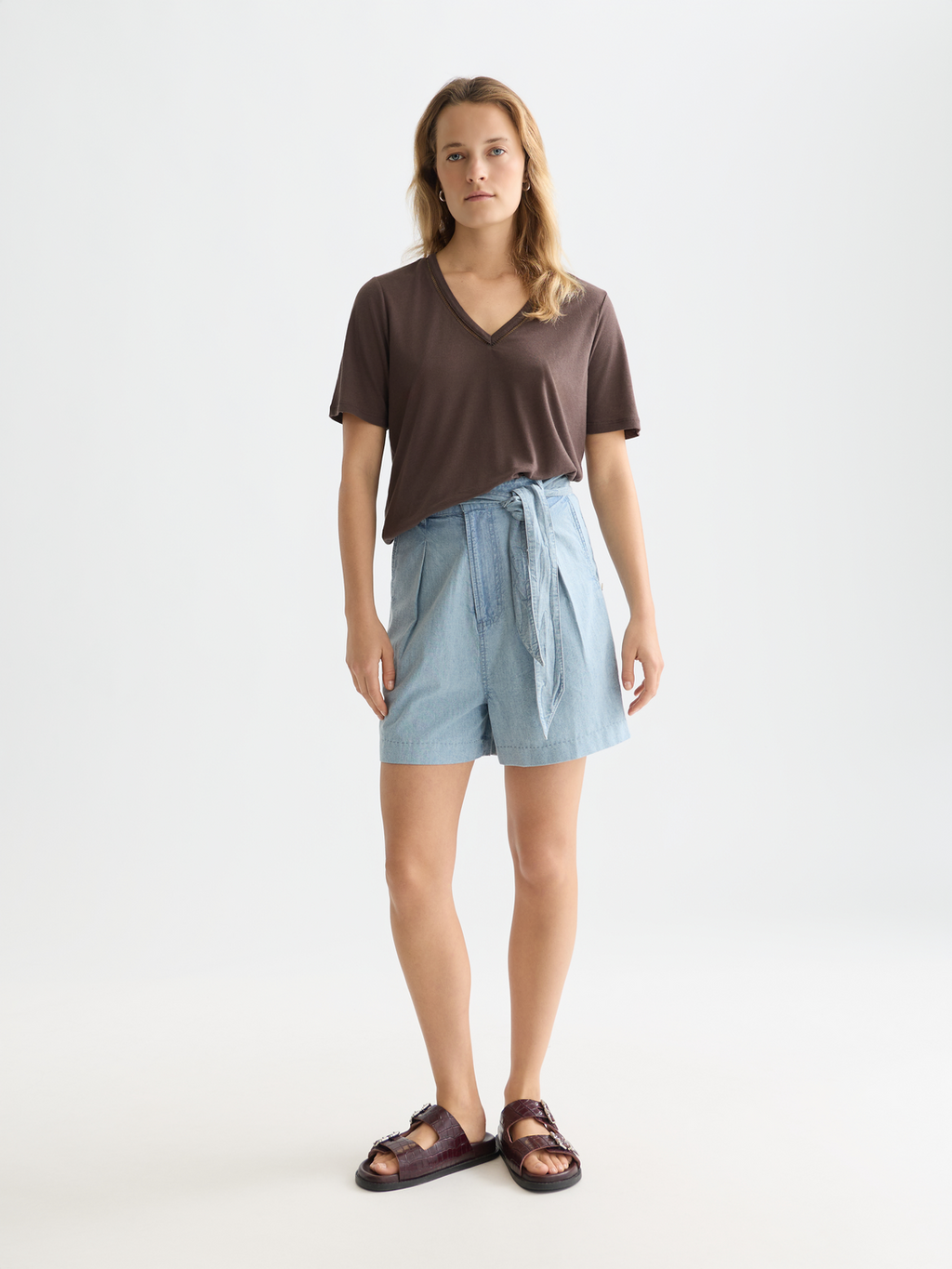 Lightweight Indigo short