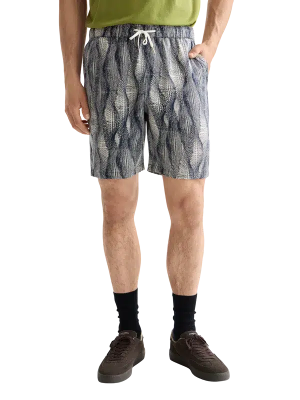 Printed Tencel Regular Fit Bermuda Short