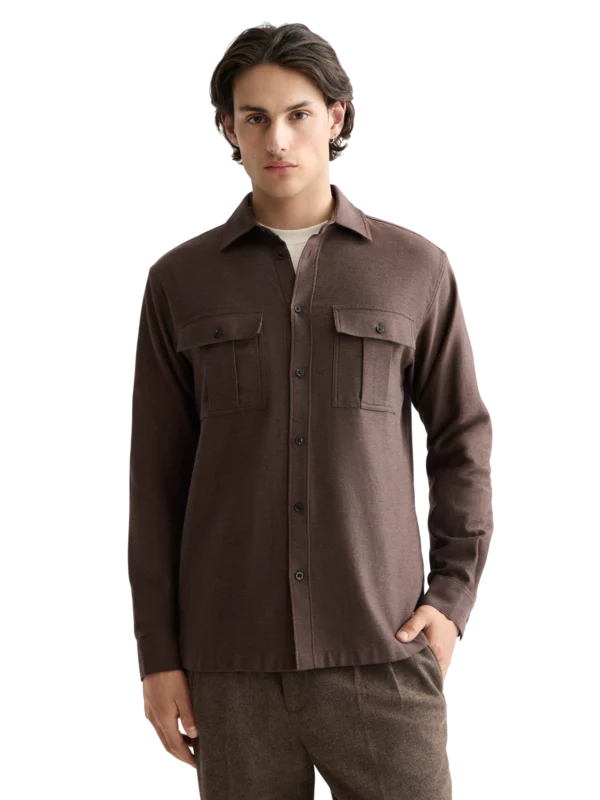 Melange Relaxed-Fit Shirt
