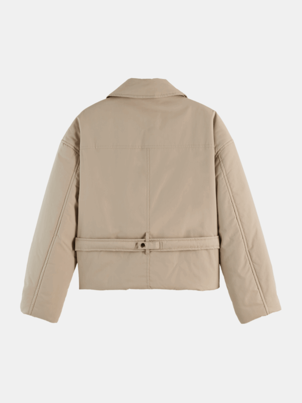Lightweight Padded Poplin Trench